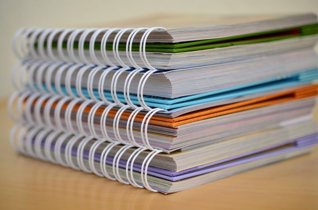 Picture of user manuals
